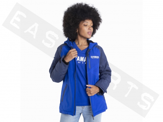 Rain jacket YAMAHA Paddock Blue TeamWear 24 Okaza female blue